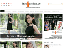 Tablet Screenshot of inkafashion.pe